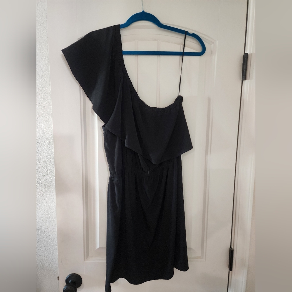 Express One Strap Dress - black L